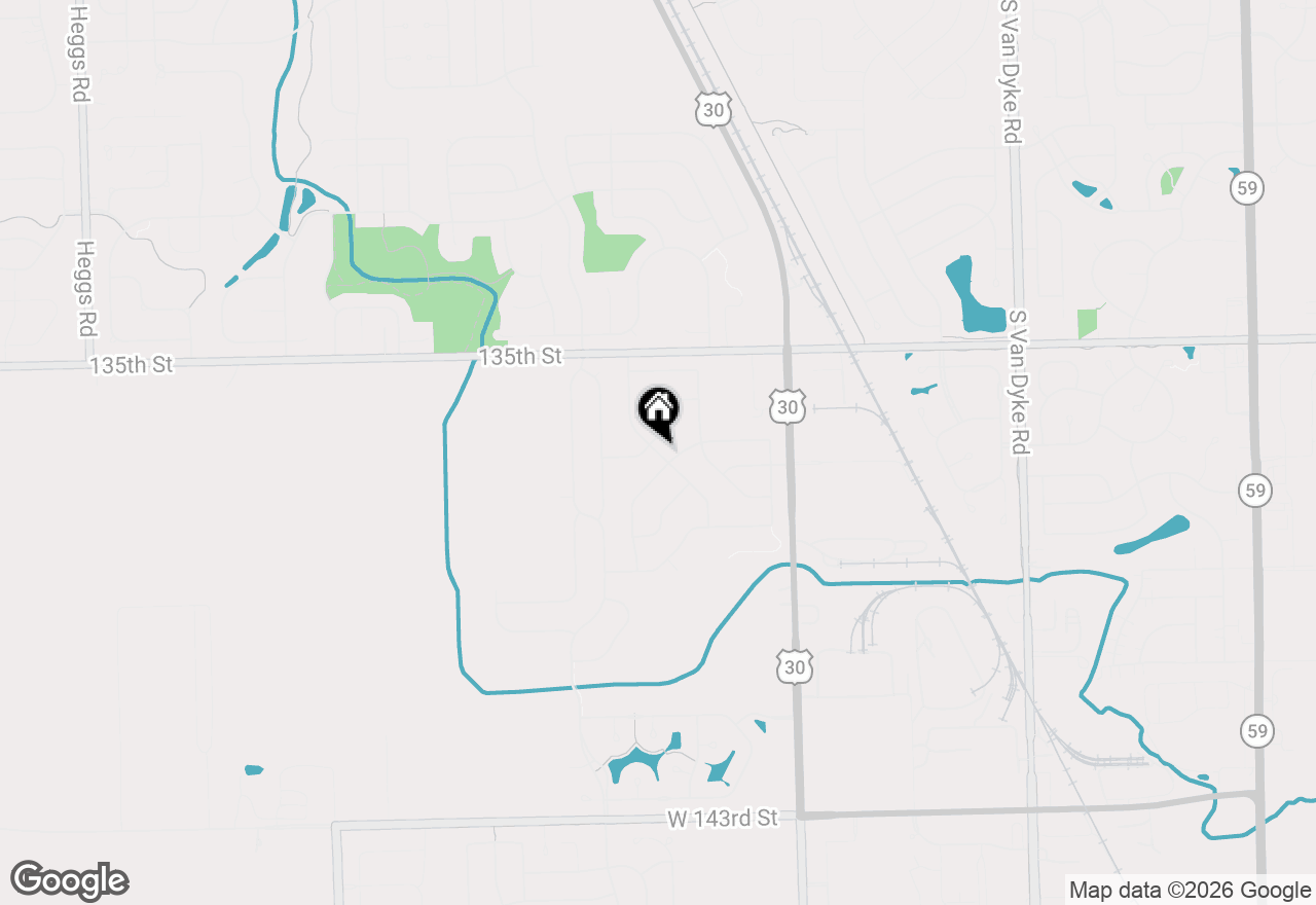 Map of 2907 Savana Drive, Joliet, IL 60435