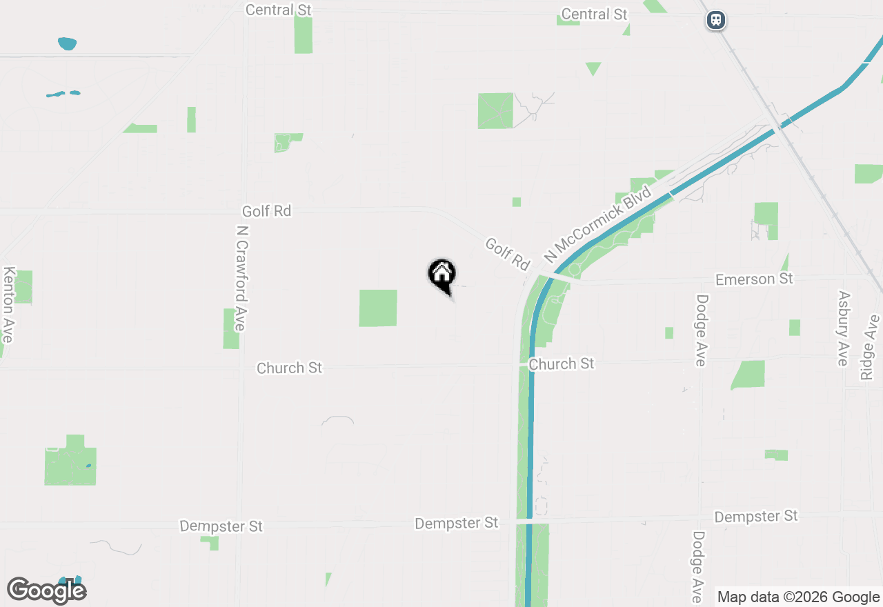 Map of 9337 Lincolnwood Drive, Evanston, IL 60203