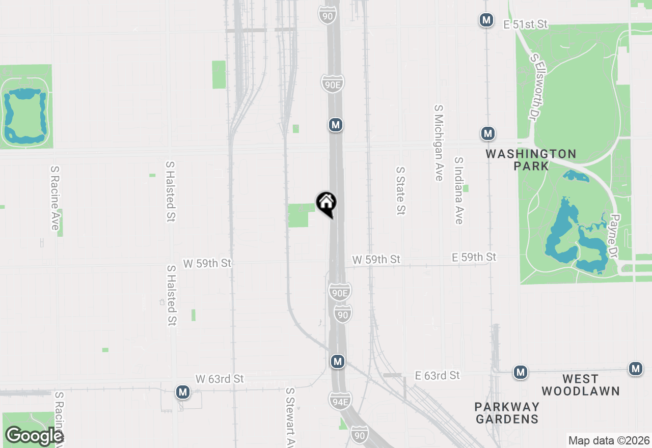 Map of 5746 S Wells Street, Chicago, IL 60621