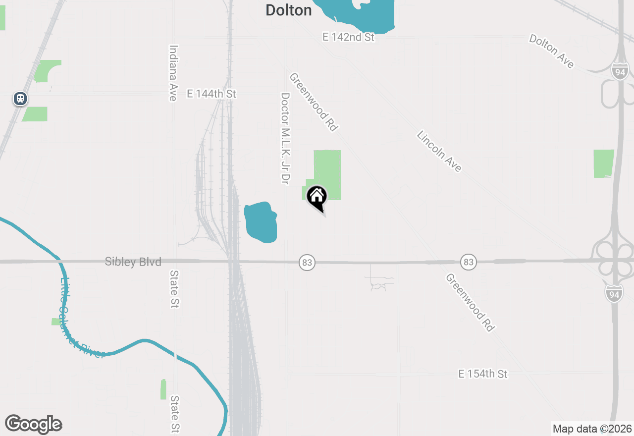 Map of 14819 Evers Street, Dolton, IL 60419