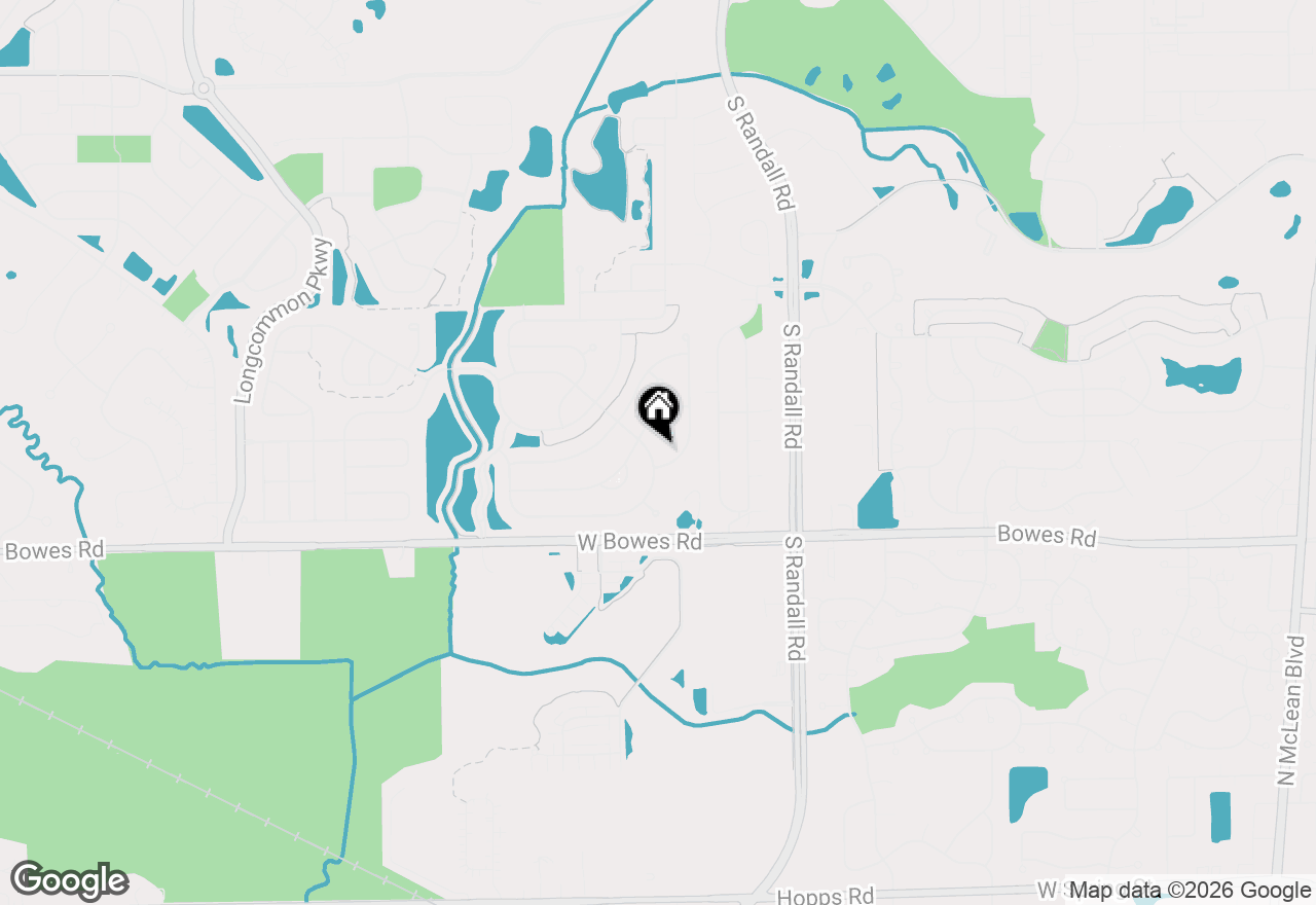 Map of 2661 Venetian Lane, Elgin, IL 60124