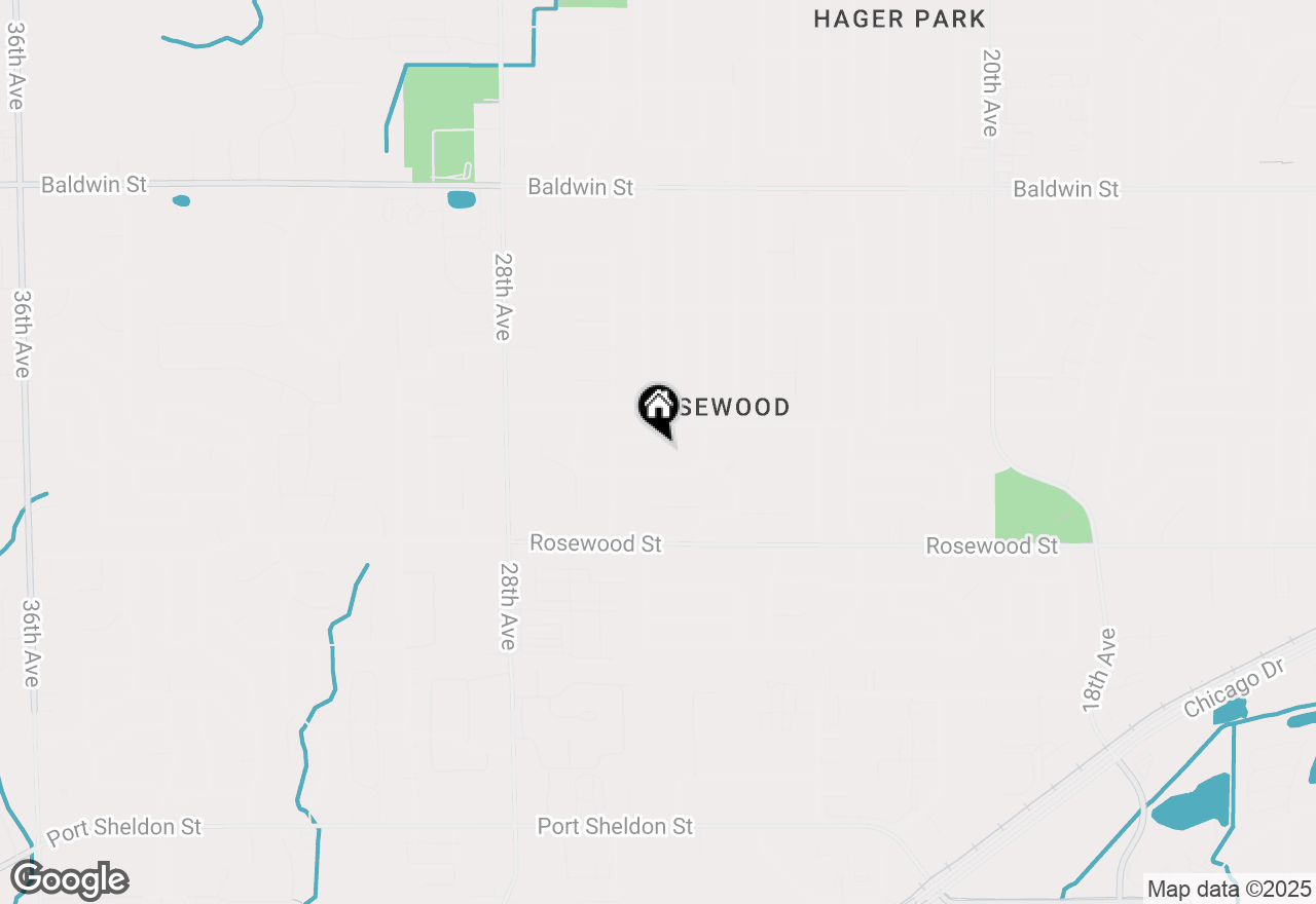 Map of 2556 Windcrest Street, Jenison, MI 49428