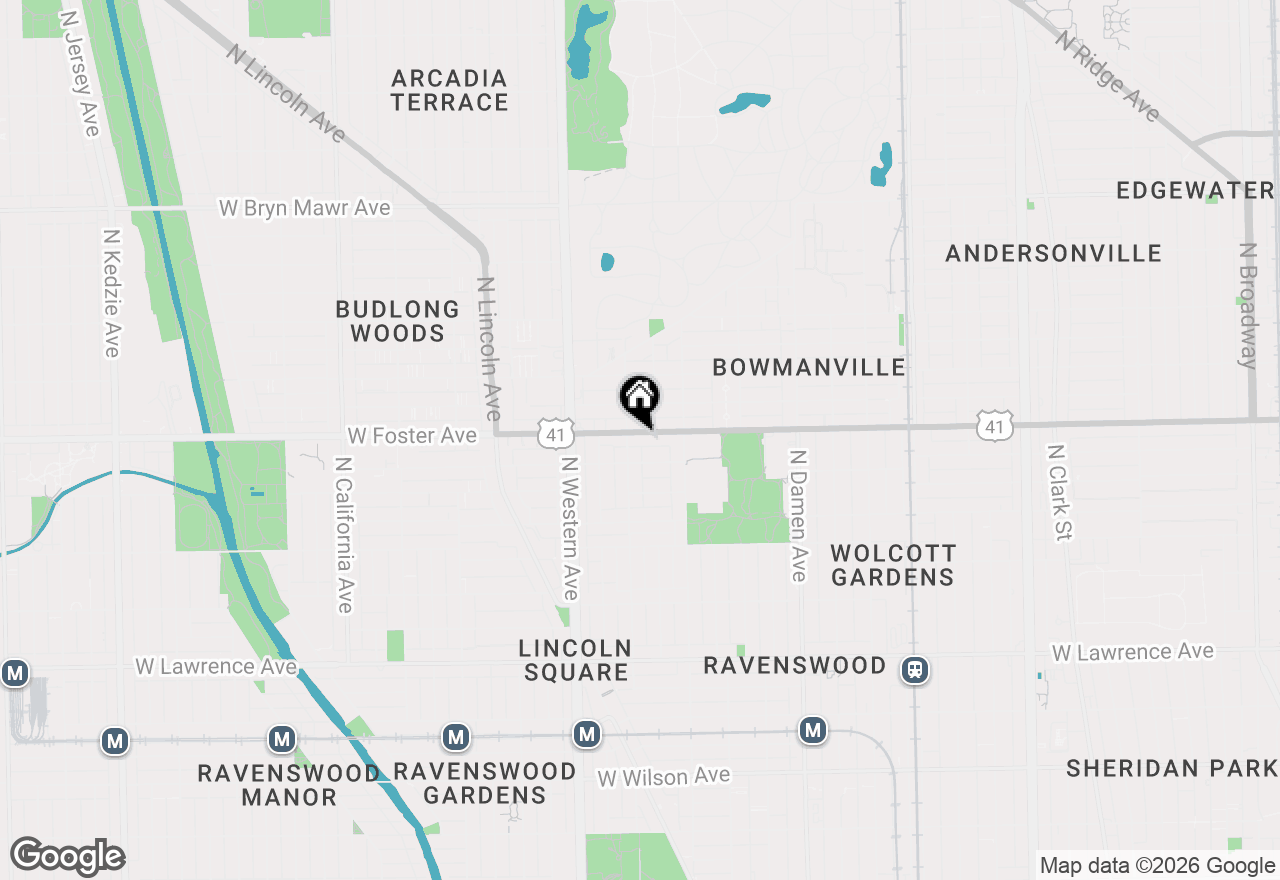 Map of 2249 W Foster Avenue #3, Chicago, IL 60625