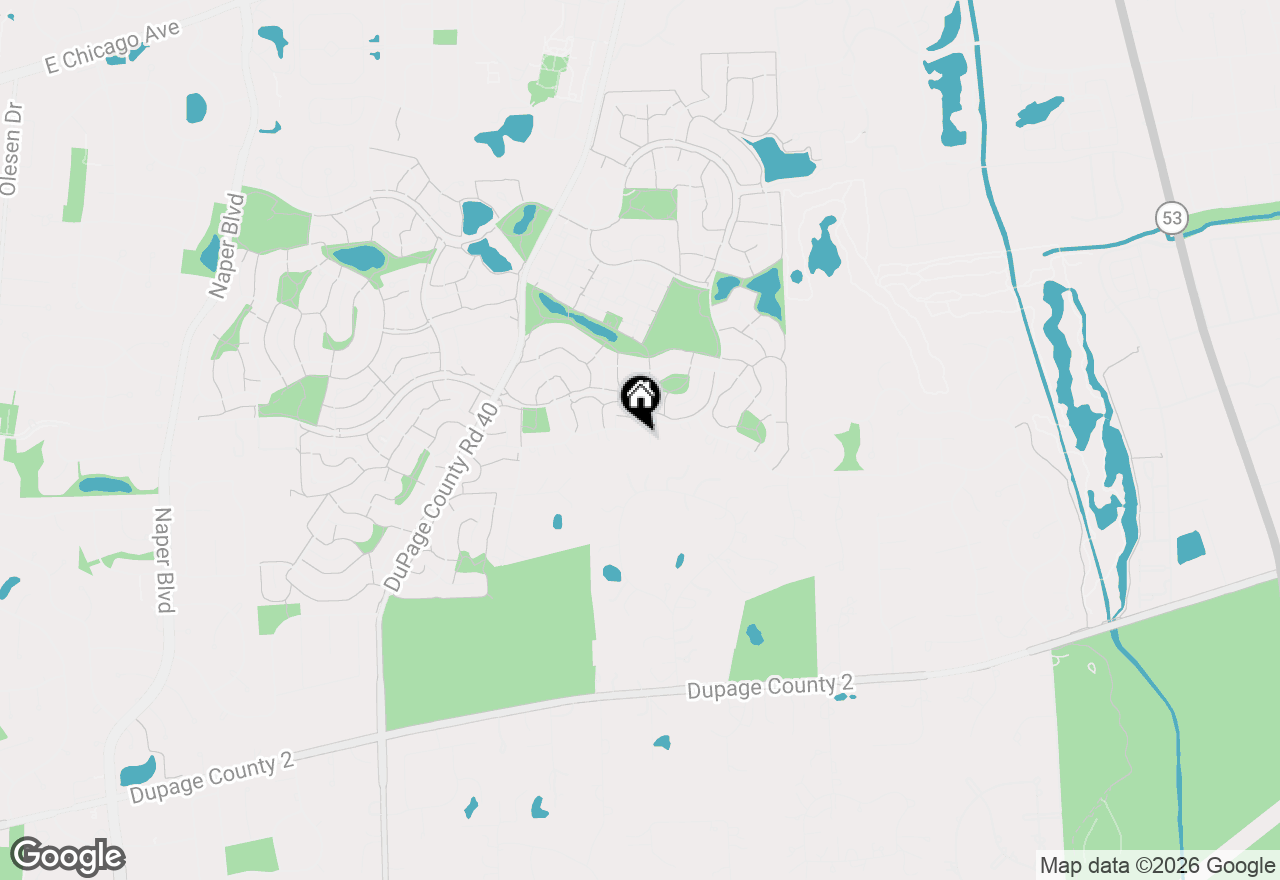 Map of 2125 Timbertrails Road, Lisle, IL 60532