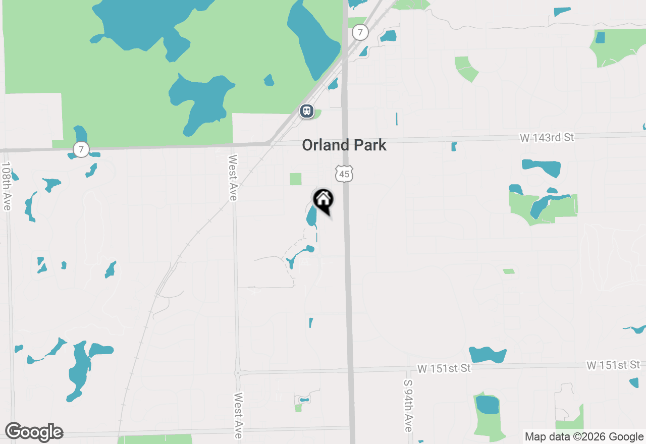 Map of 14531 S Ravinia Avenue #3S, Orland Park, IL 60462