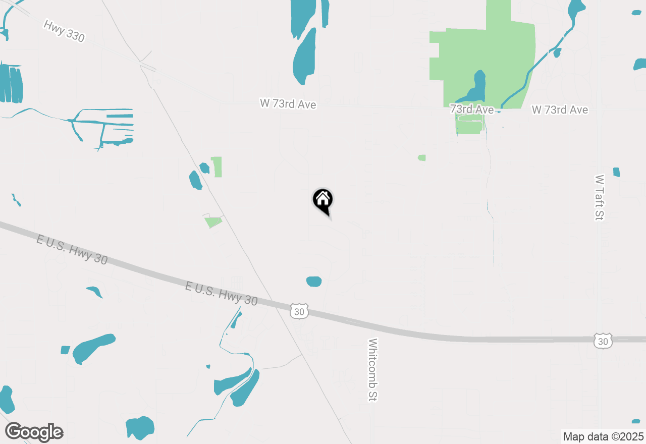 Map of 4370 W 77th Avenue, Merrillville, IN 46410