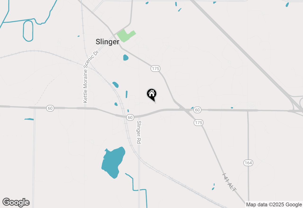 Map of 305 Kames Ct, Slinger, WI 53086