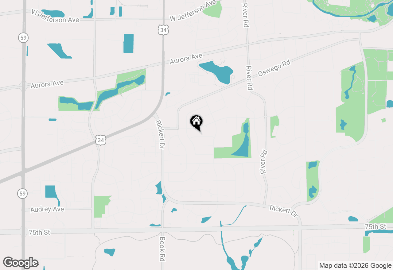 Map of 1533 Meadowland Drive, Naperville, IL 60540