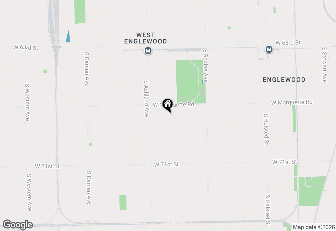 Map of 6744 S Bishop Street, Chicago, IL 60636