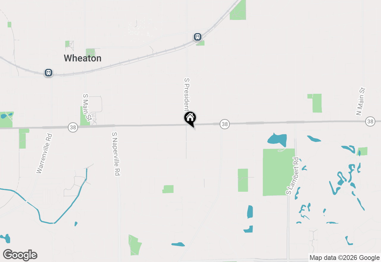 Map of 1007 Taft Avenue #2B, Wheaton, IL 60187