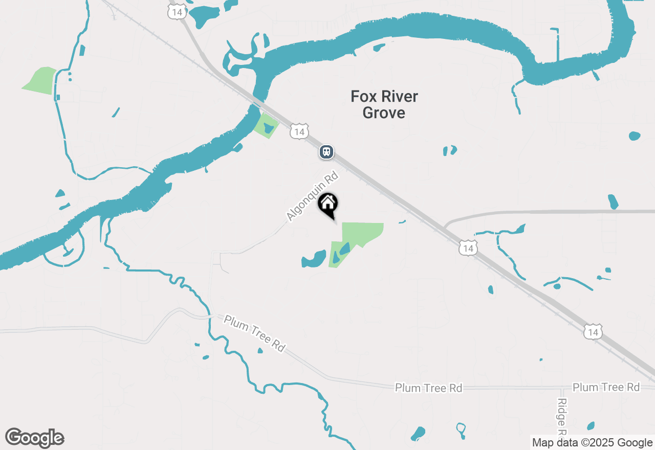 Map of 216 Lexington Avenue, Fox River Grove, IL 60021