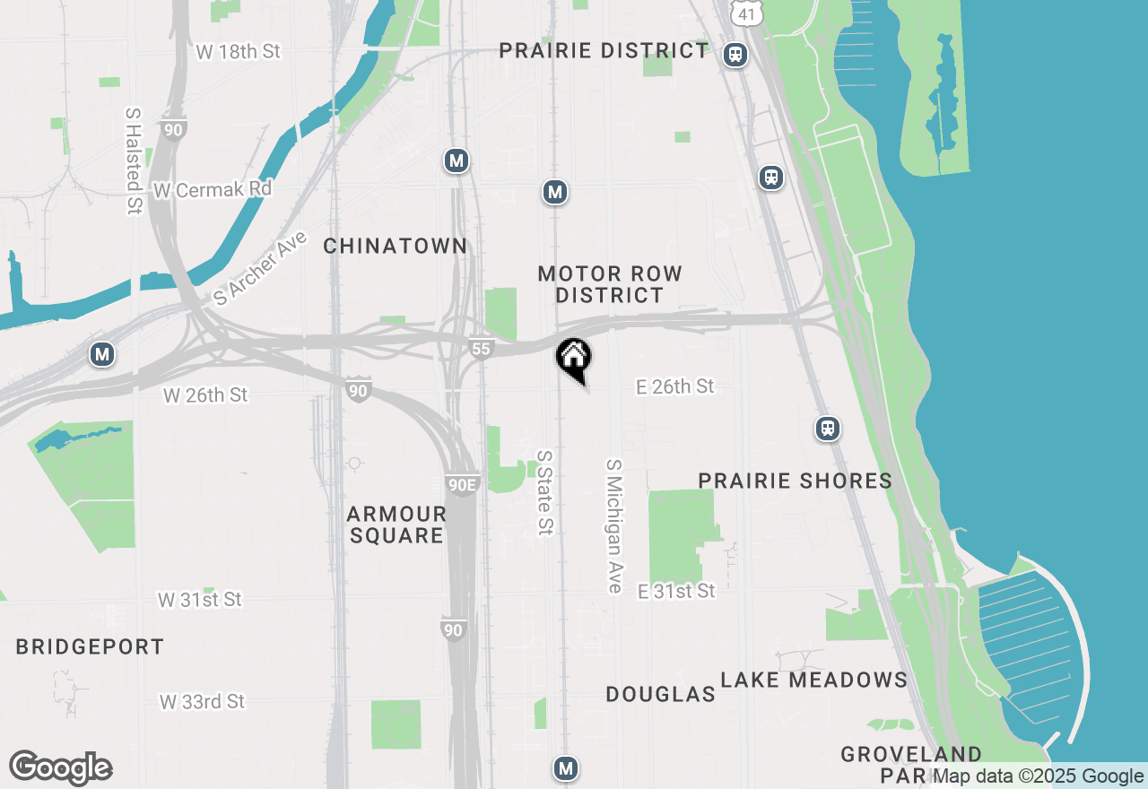 Map of 31 E 26th Street #4, Chicago, IL 60616