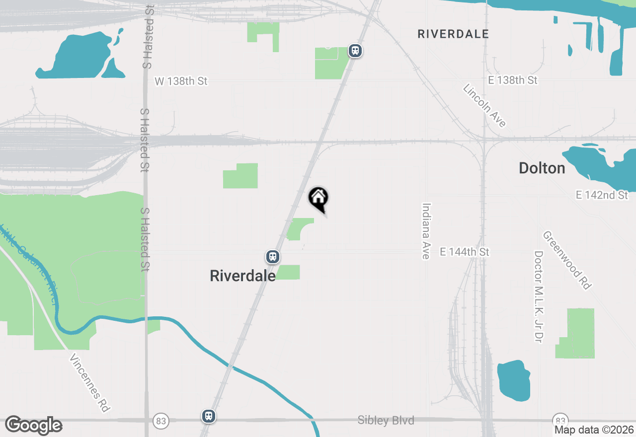 Map of 14233 S Wentworth Avenue, Riverdale, IL 60827