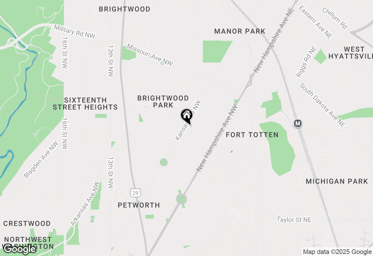 Map of 421 Farragut Street Nw, Washington, DC 20011
