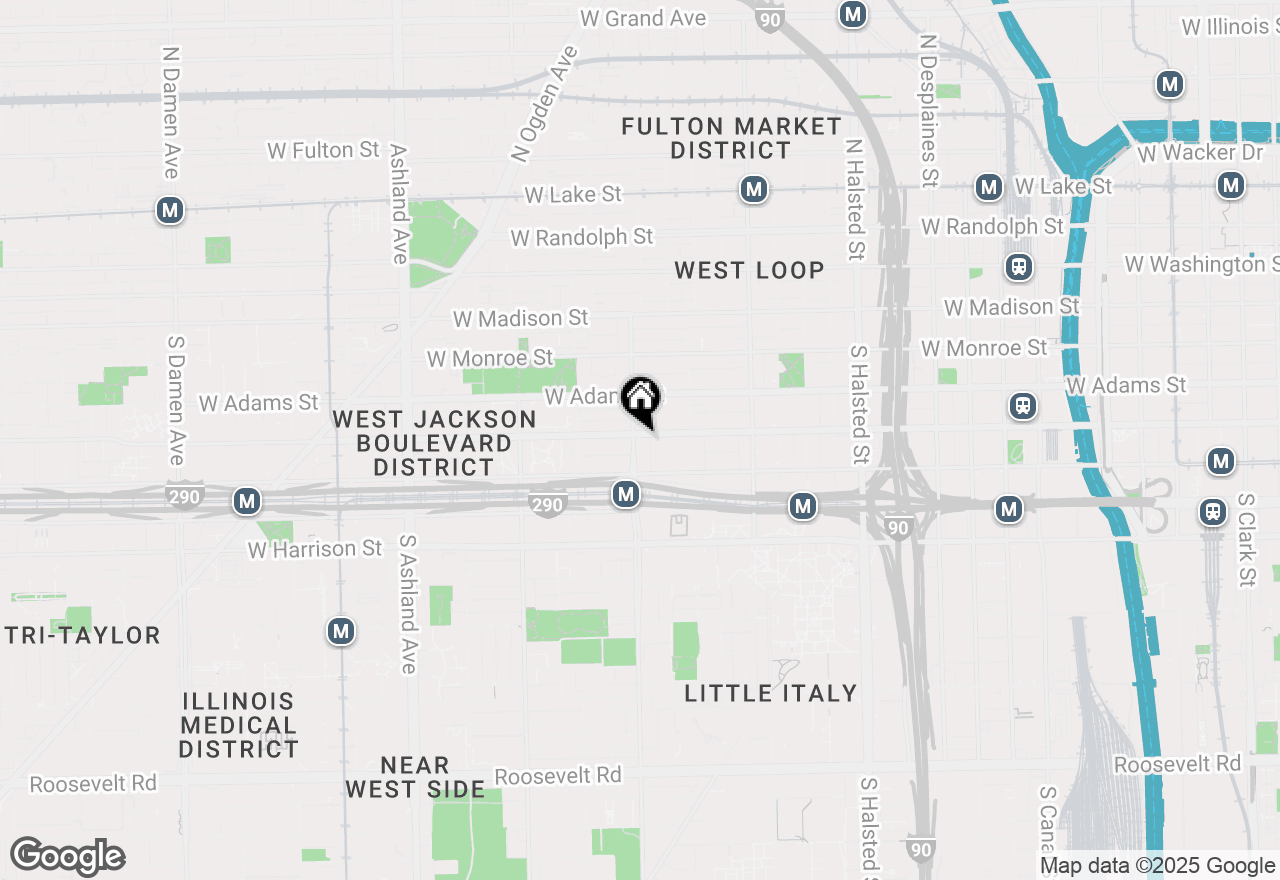 Map of 305 S Racine Avenue #3C, Chicago, IL 60607