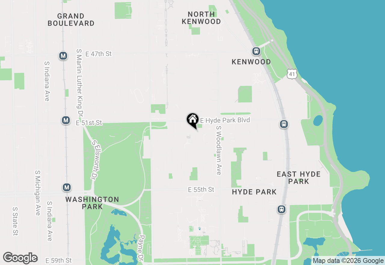 Map of 1024 E 52nd Street #1, Chicago, IL 60615