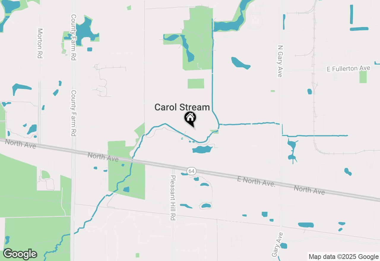 Map of 261 Arrowhead Trail, Carol Stream, IL 60188
