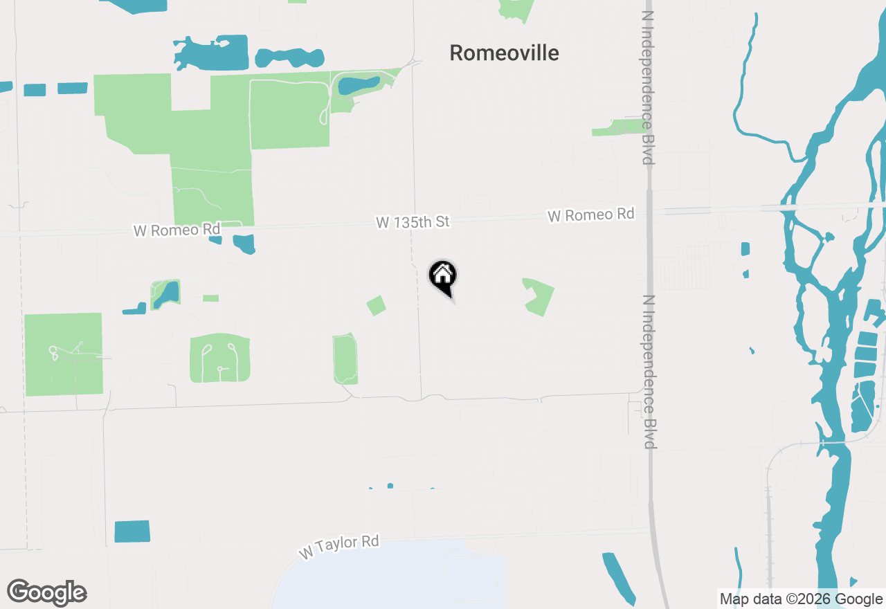 Map of 300 Hickory Avenue, Romeoville, IL 60446