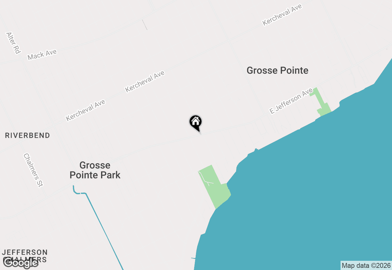Map of 16109 E Jefferson Avenue, Grosse Pointe Park, MI 48230