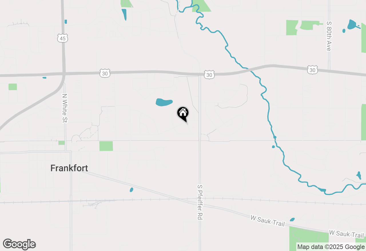 Map of 8899 Charrington Drive, Frankfort, IL 60423