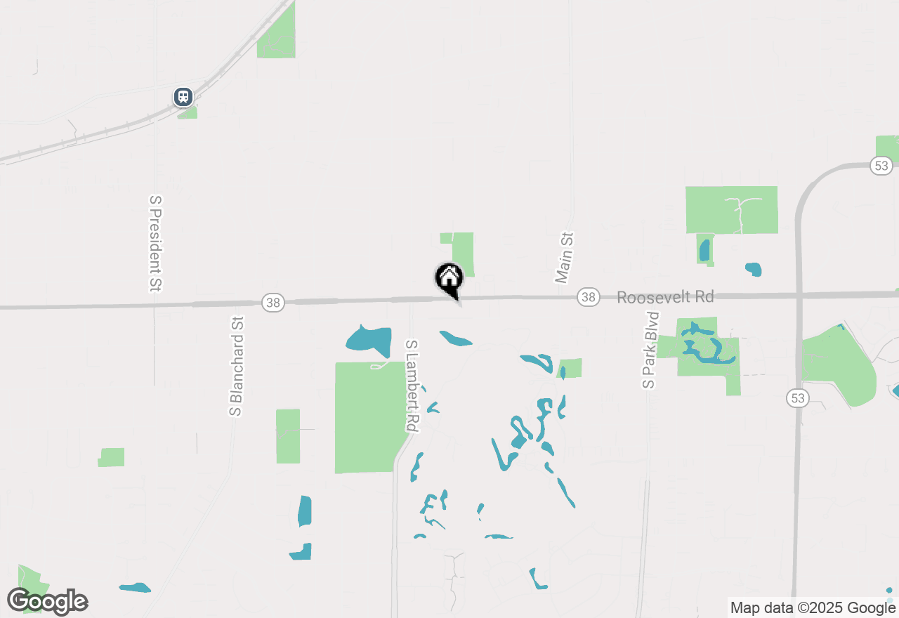 Map of 369 Roosevelt Road, Glen Ellyn, IL 60137