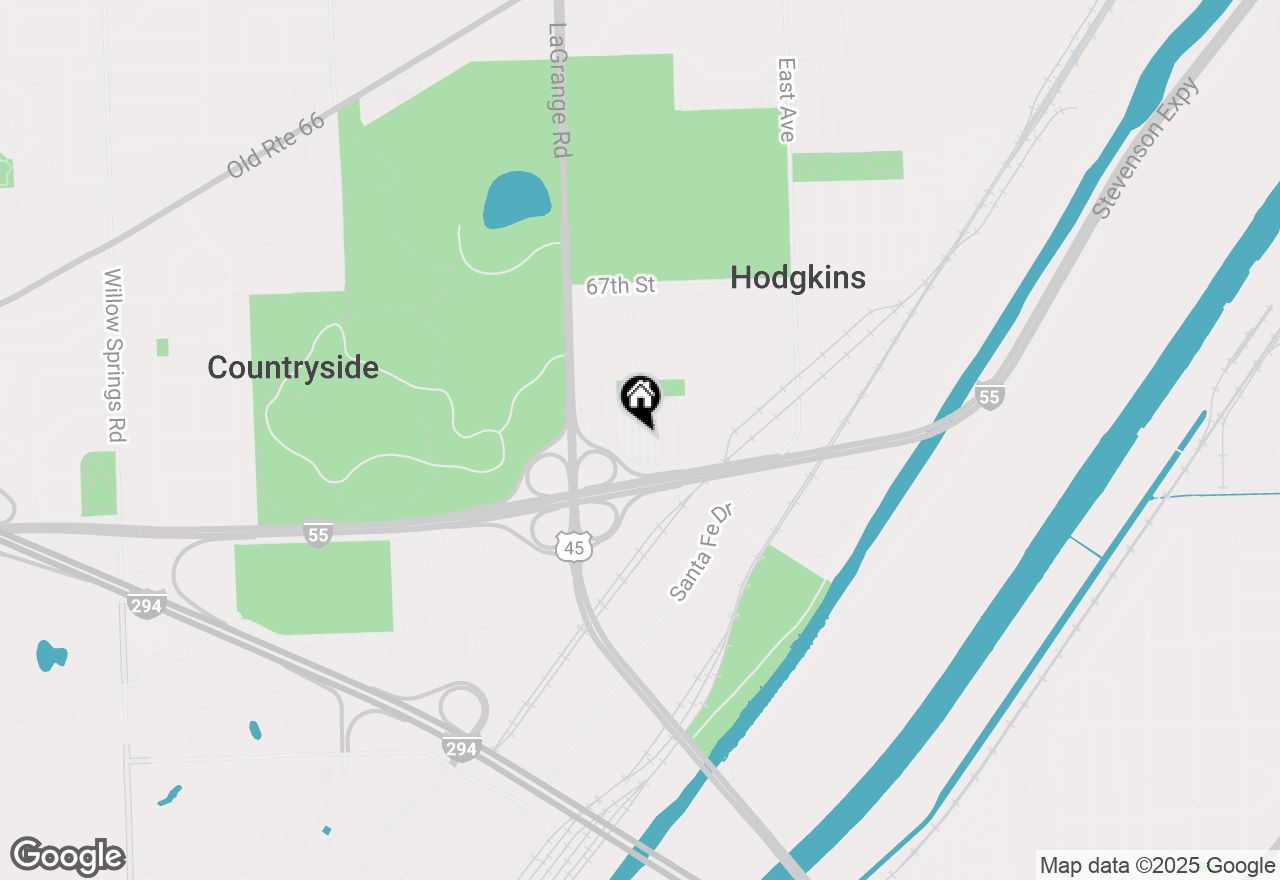 Map of 6801 S La Grange Road #B18, Hodgkins, IL 60525