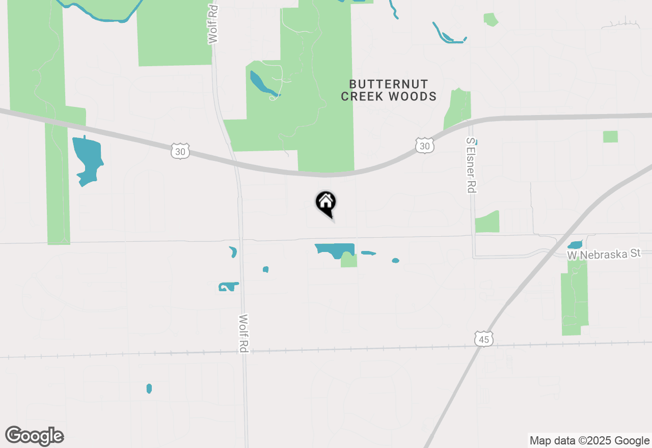 Map of 10874 Pioneer Trail, Frankfort, IL 60423