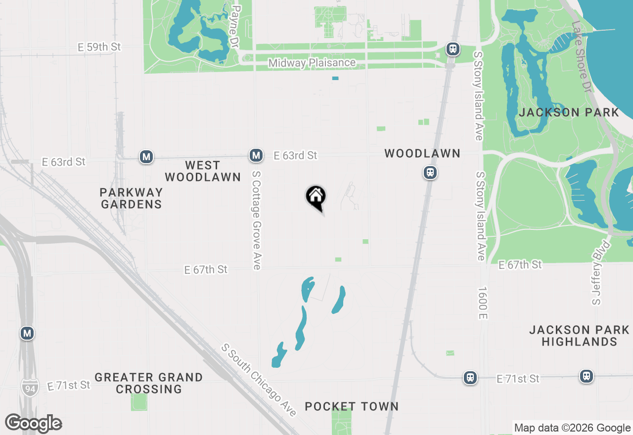 Map of 6511 S Ellis Avenue, Chicago, IL 60637