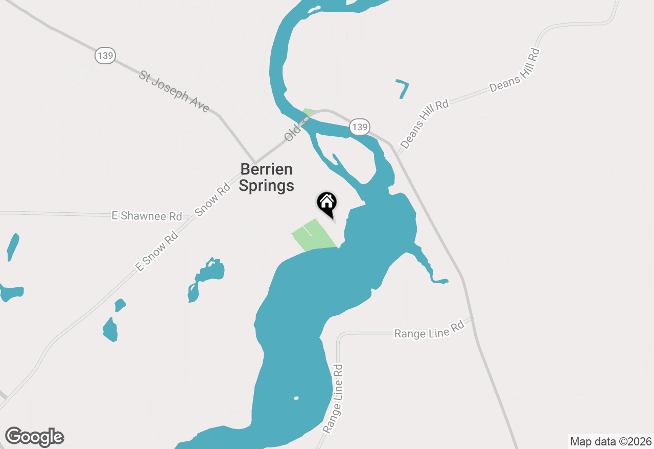Map of 608 S Main Street, Berrien Springs, MI 49103