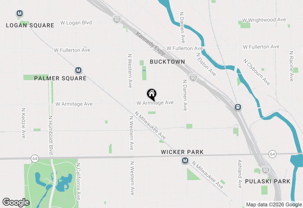 Map of 2229 W Armitage Avenue, Chicago, IL 60647