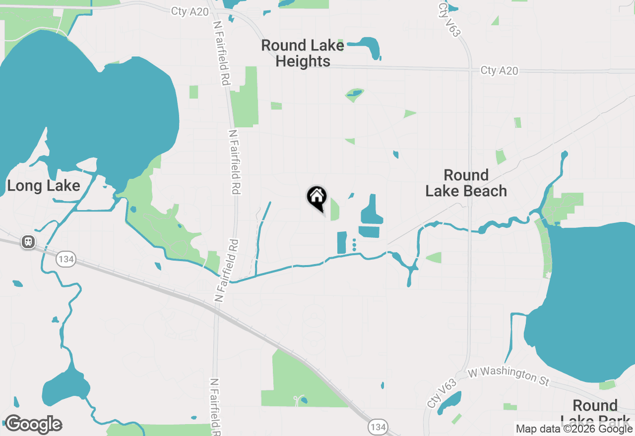 Map of 808 Central Park Drive, Round Lake Beach, IL 60073