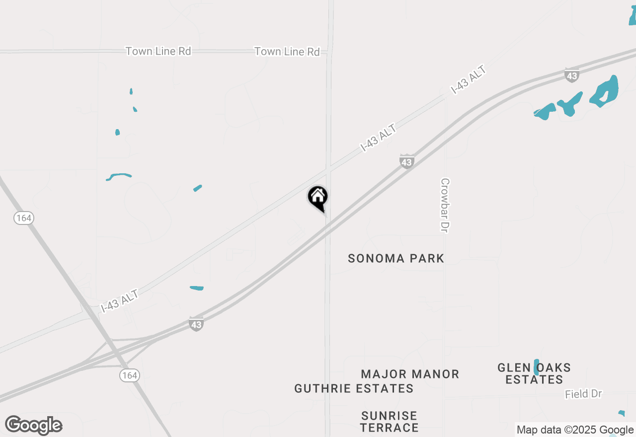 Map of W225S6835 Guthrie Rd, Big Bend, WI 53103