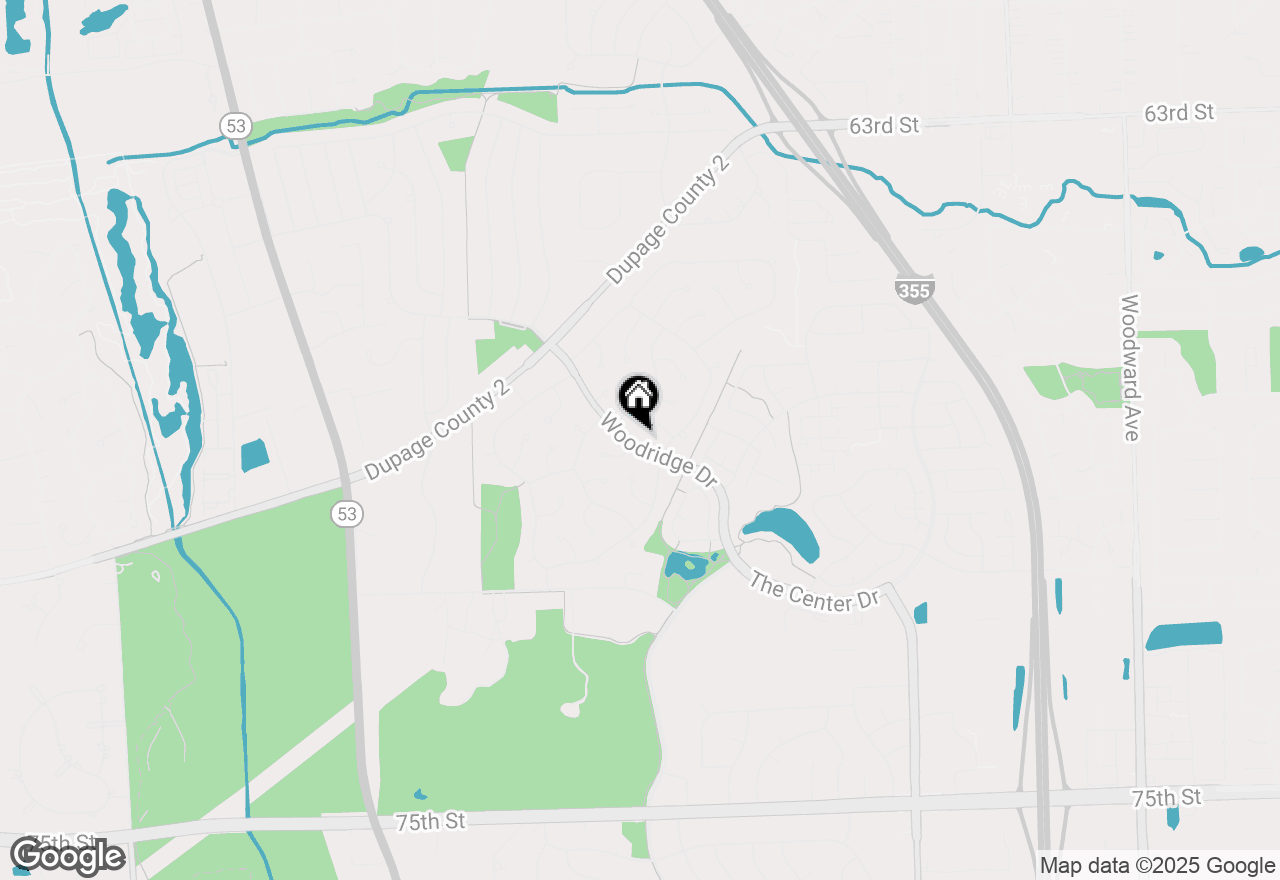 Map of 2724 Woodridge Drive, Woodridge, IL 60517