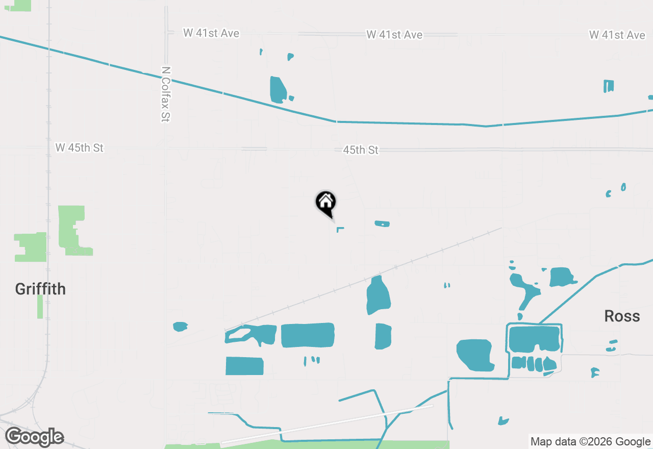 Map of 4710 Oak Lane Drive, Griffith, IN 46319