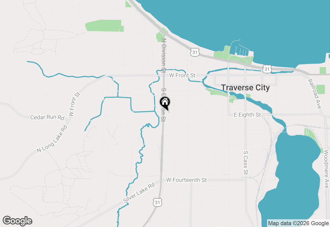 Map of 630 W Eighth Street, Traverse City, MI 49684
