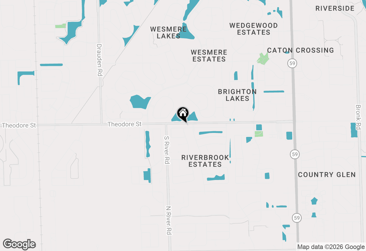 Map of 5411 Meadowbrook Street, Plainfield, IL 60586