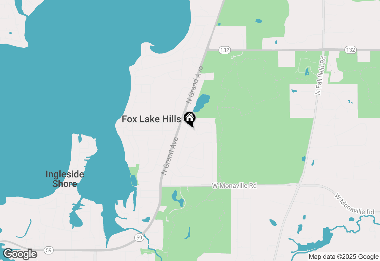 Map of 37411 N Fairview Lane, Lake Villa, IL 60046