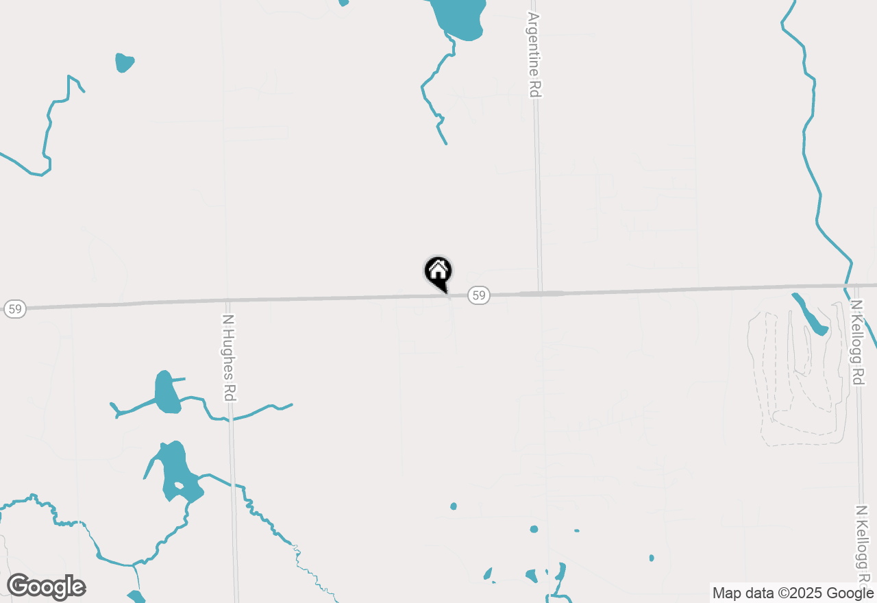 Map of 5640 E Highland Road, Howell, MI 48843