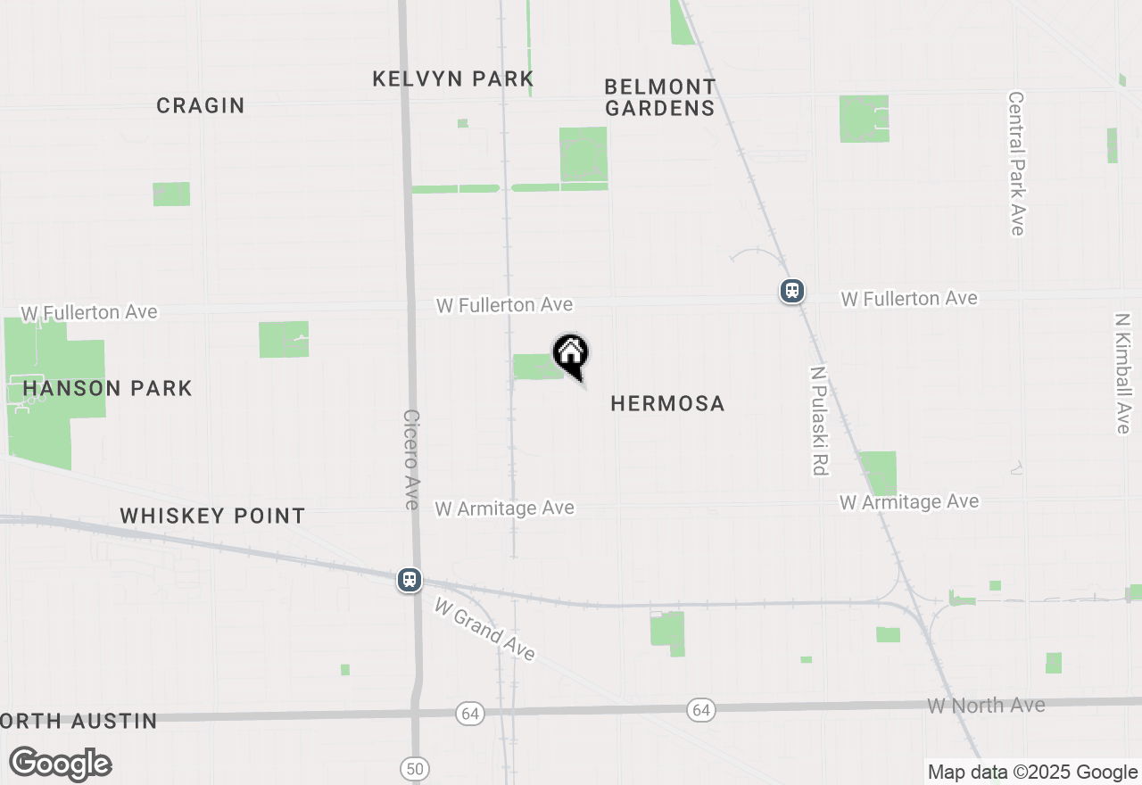 Map of 2215 N Kilbourn Avenue, Chicago, IL 60639