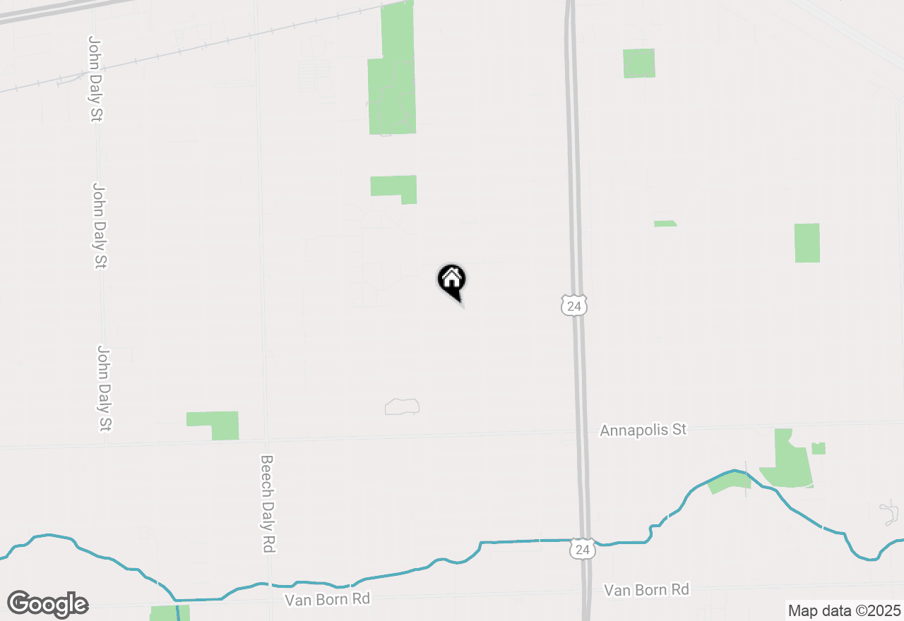 Map of 24800 Dartmouth Street, Dearborn, MI 48124