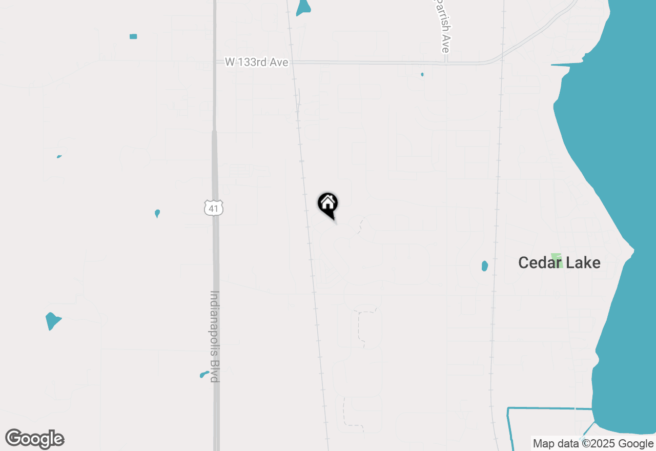 Map of 10406 Richmond Avenue, Cedar Lake, IN 46303