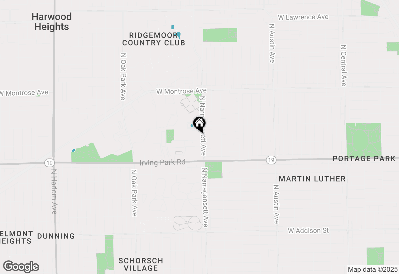 Map of 6400 W Belle Plaine Avenue #510, Chicago, IL 60634