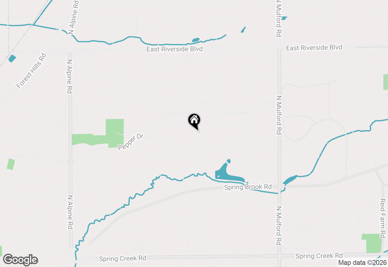 Map of 5404 Chapel Hill Court, Rockford, IL 61114