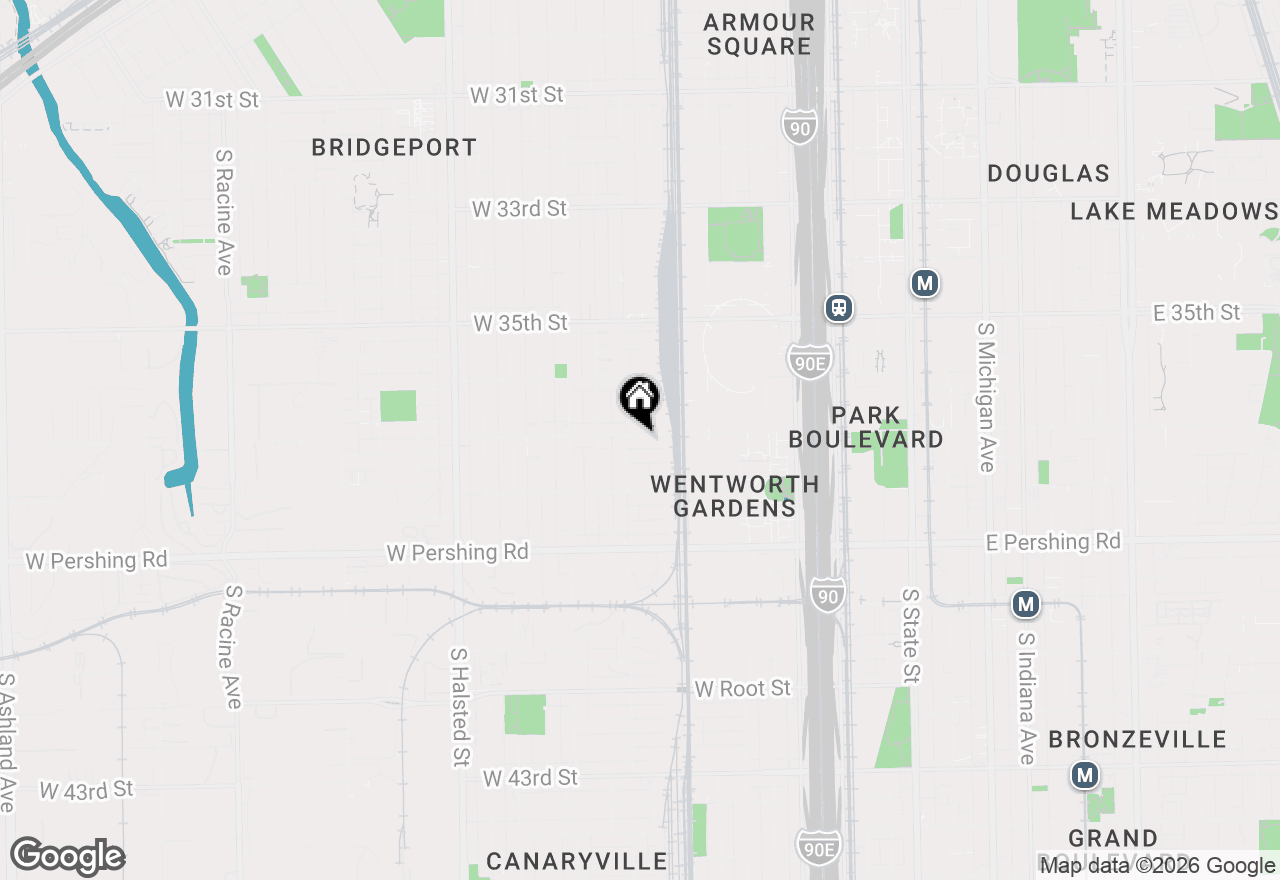 Map of 445 W 37th Street #GARDEN, Chicago, IL 60609