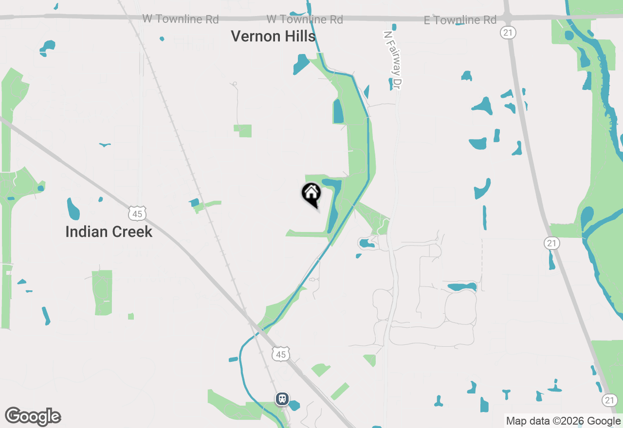 Map of 6 Saint Ives Lane, Vernon Hills, IL 60061
