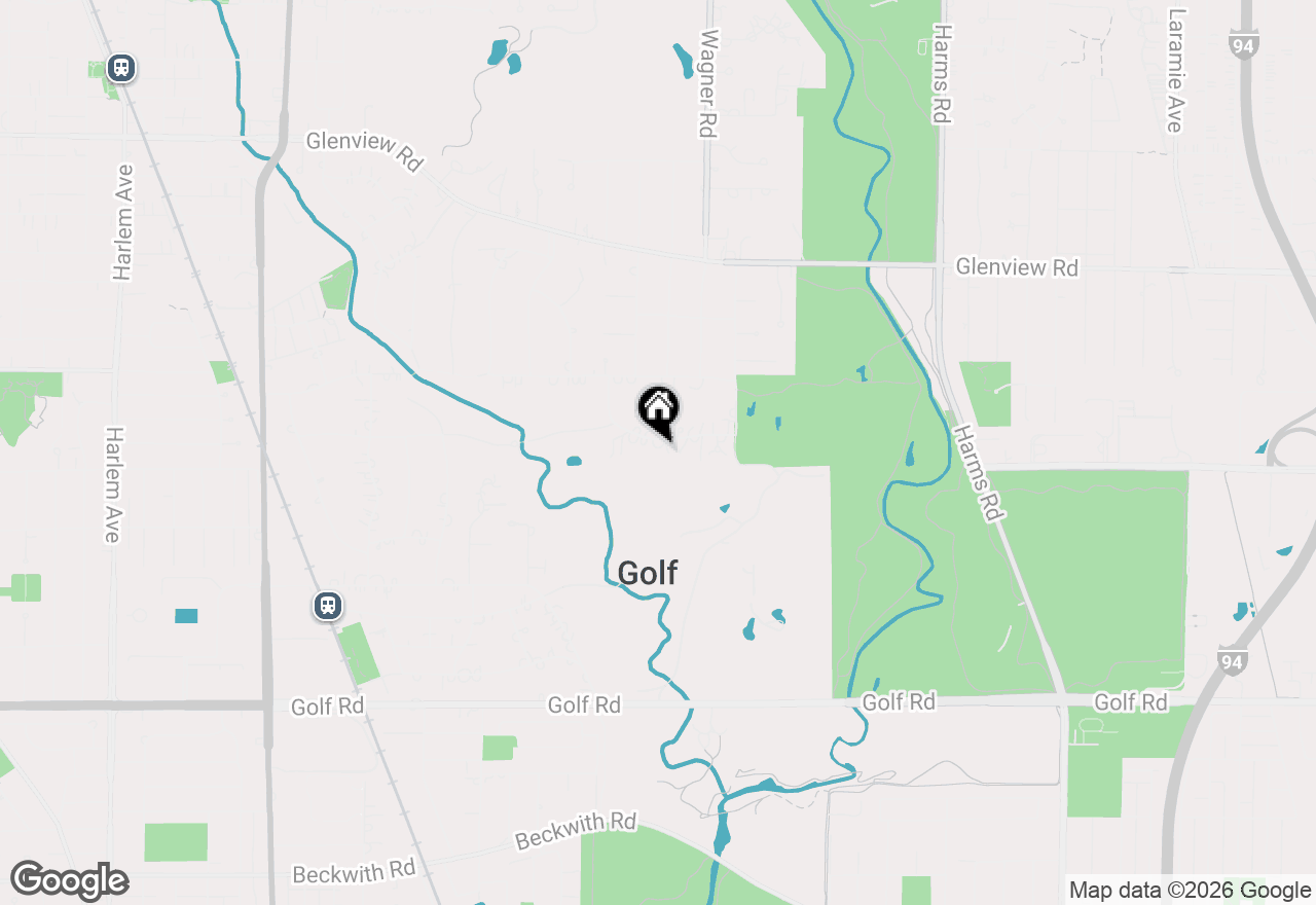 Map of 935 Woodland Drive, Glenview, IL 60025