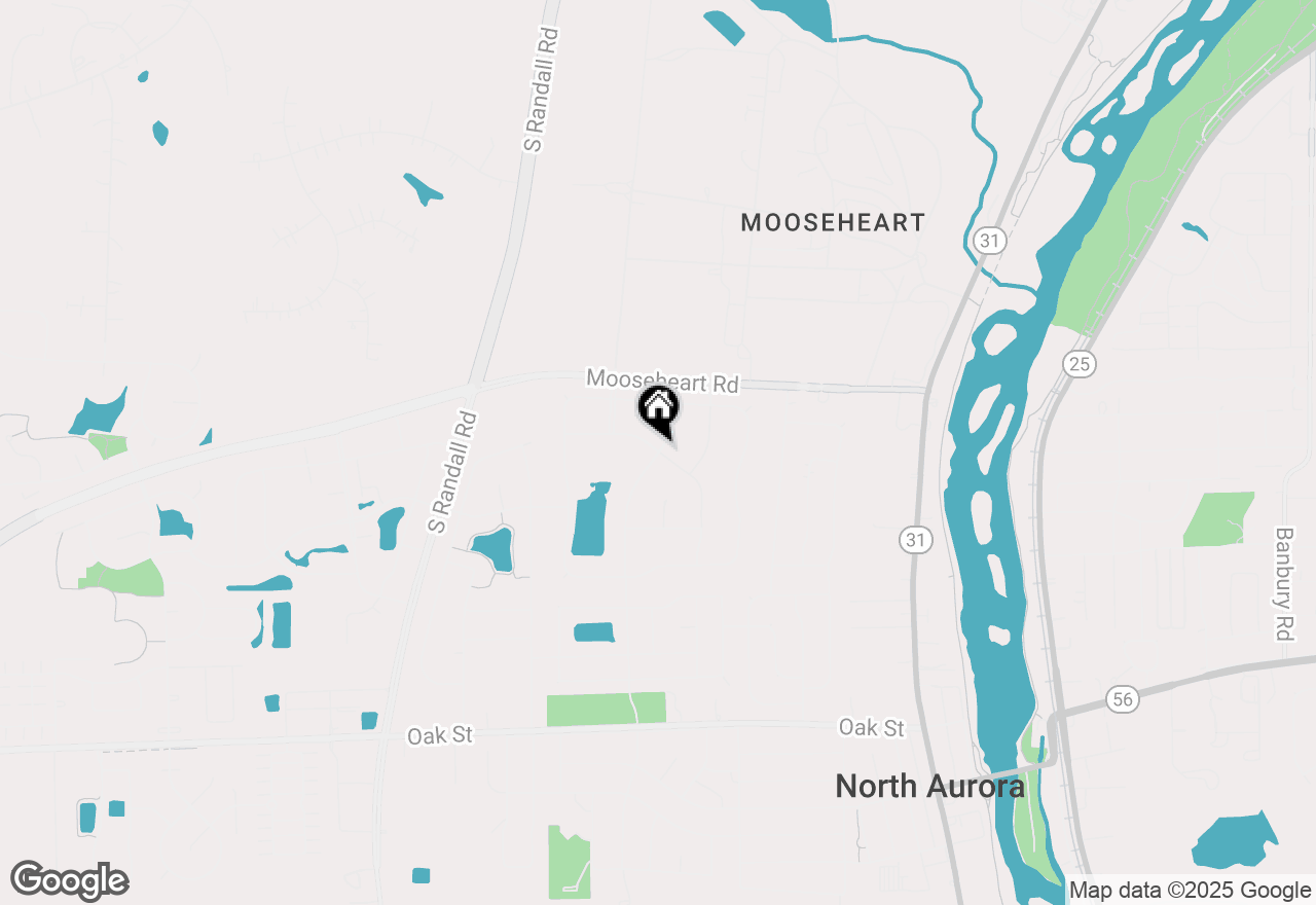 Map of 460 Prairie Ridge Lane, North Aurora, IL 60542