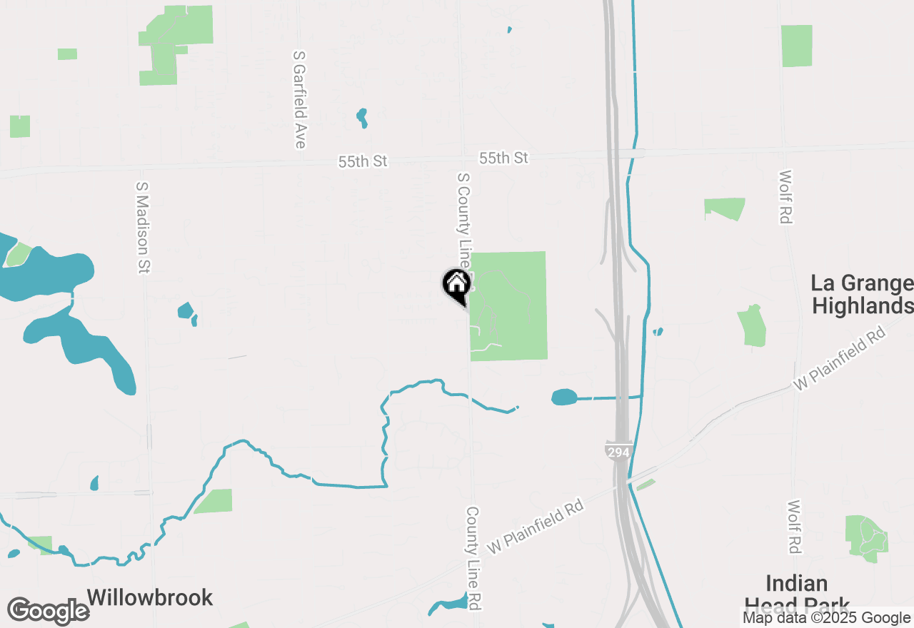 Map of 435 Woodland Park Court, Hinsdale, IL 60521