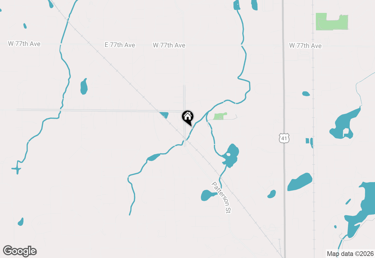 Map of 8171 Patterson Street, Dyer, IN 46311