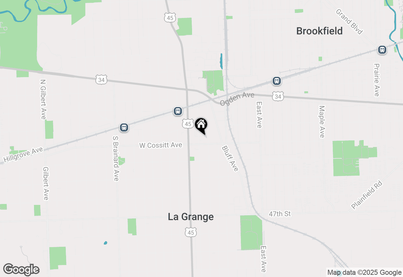 Map of 81 S 6th Avenue #202, La Grange, IL 60525